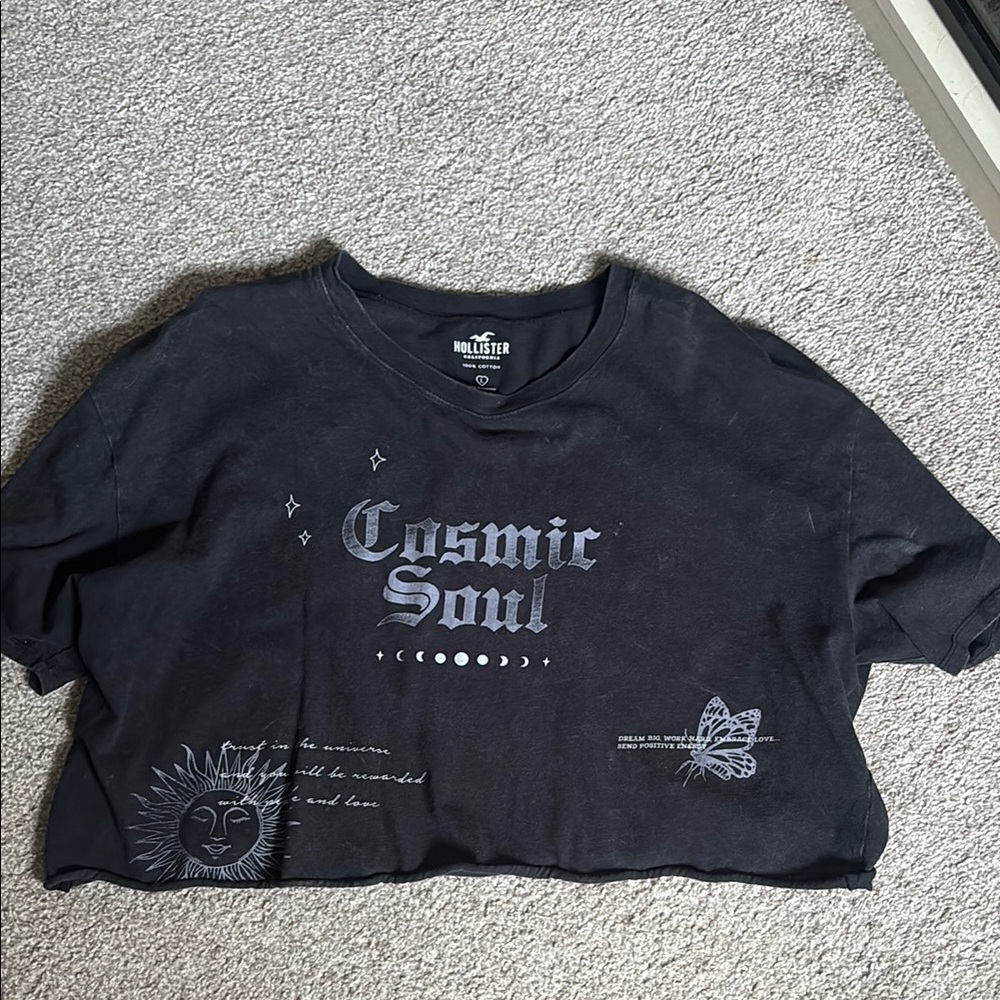 Hollister Black Cosmic Soul Women's Top